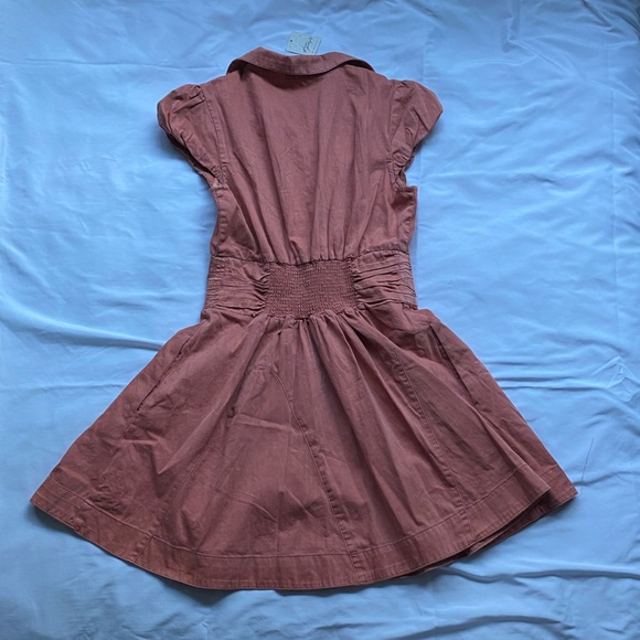 Free People CHESTER MINI DRESS IN LIGHTEST ROSE - Picture 9 of 14